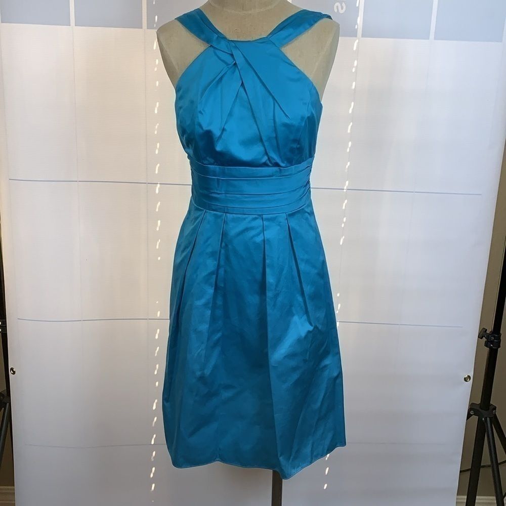 David’s Bridal turquoise dress, Size 6